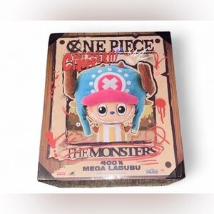 ✨ NEW POP MART One Piece 400% Labubu – Tony Choppa Choppa – Sealed Box ✨